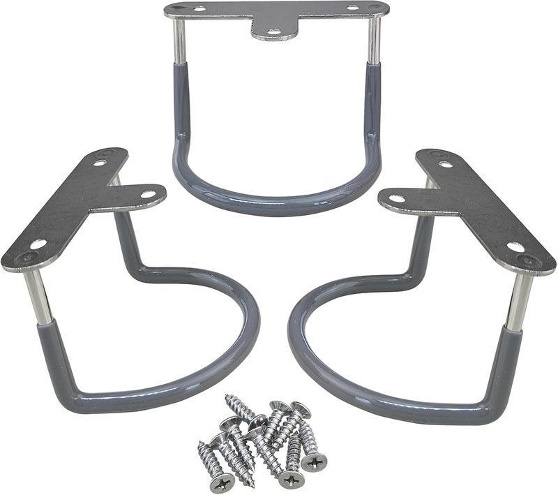 Skywin TidyFriend Rubberized Under Desk Laptop Mount - 3 Racks in 1 Sets, Laptop Under Desk Mount, Organizer Rack with Screws - Image 5